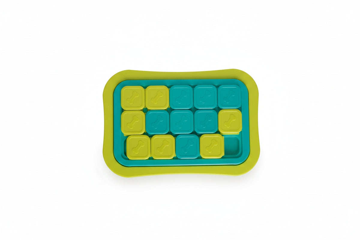 interactive dog Sokudo puzzle toy for mental stimulation and treat-dispensing, suitable for beginners and advanced dogs