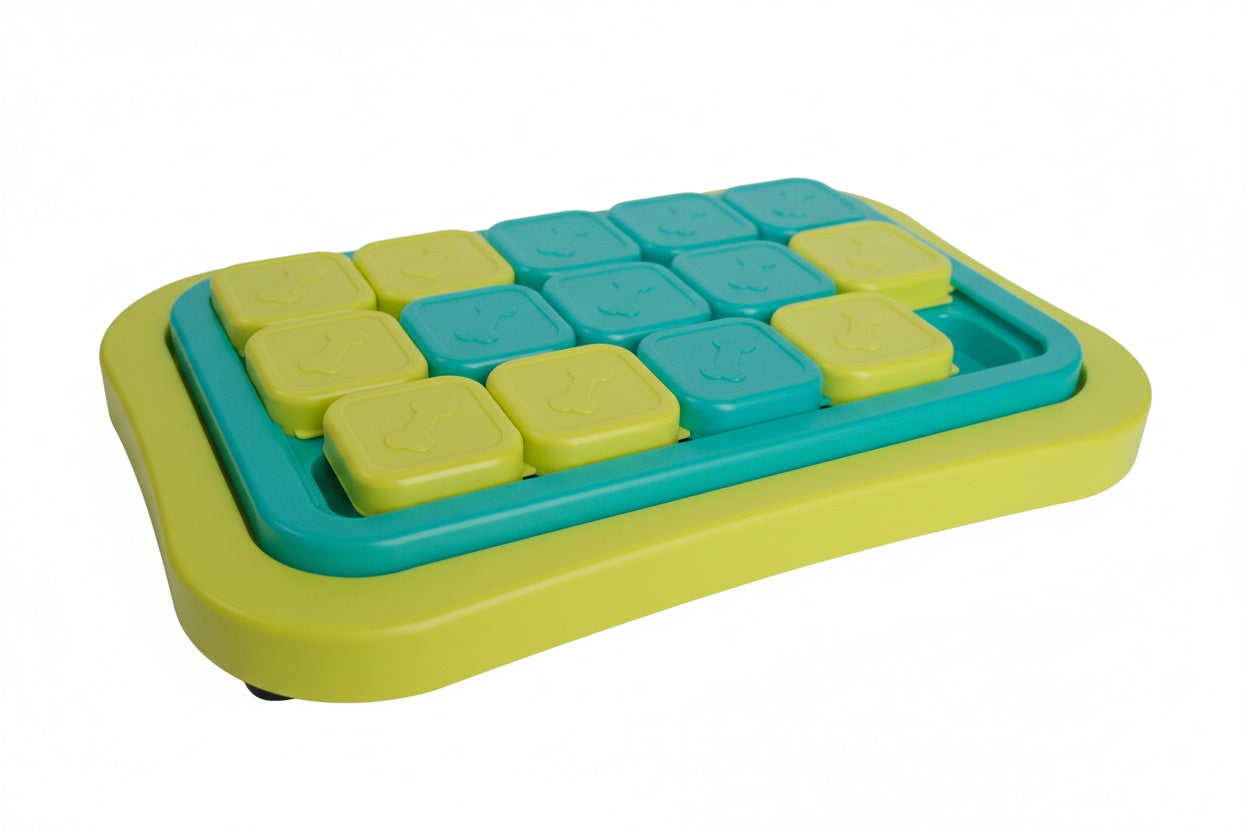 interactive dog Sokudo puzzle toy for mental stimulation and treat-dispensing, suitable for beginners and advanced dogs