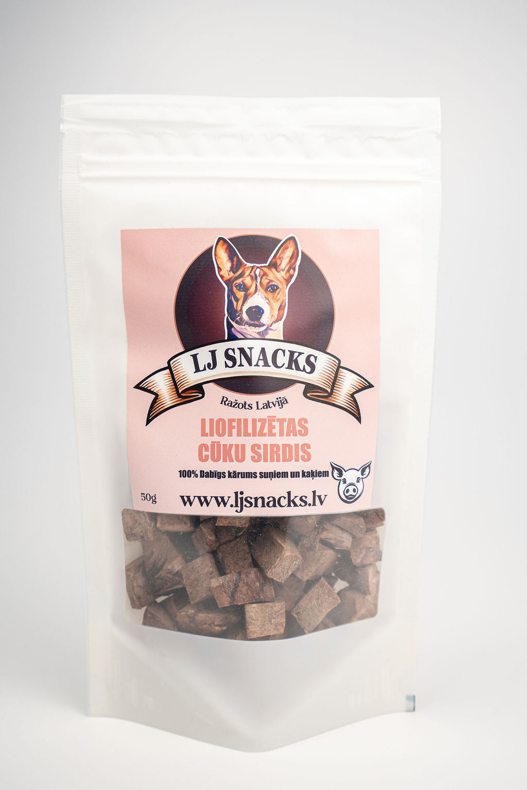 Pork Hearts 50g - The Woof Toys