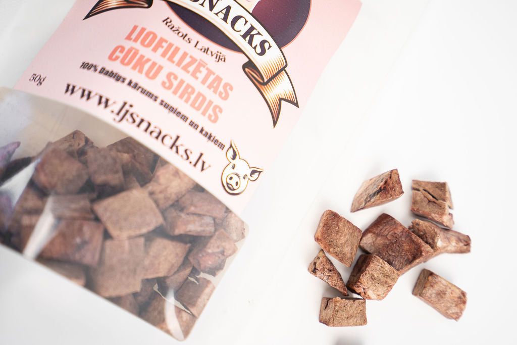 Pork Hearts 50g - The Woof Toys