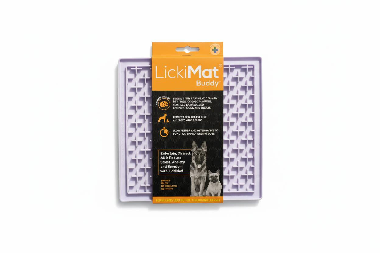 LickiMat Classic Buddy enrichment mat reducing pet stress