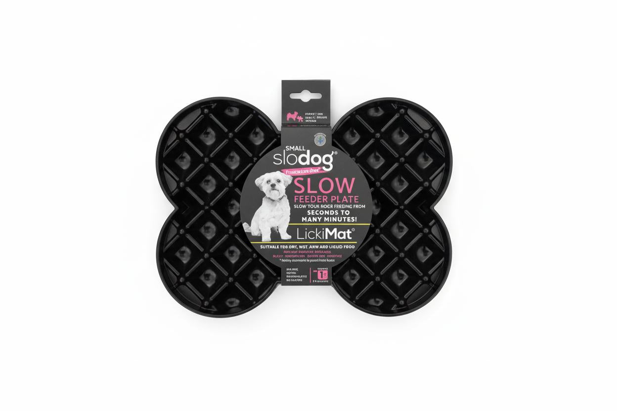 LickiMat Small Slodog - The Woof ToysSlow feeding plate for puppies and small dogs